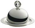 Individual butter dish with cover in silver plated - Ercuis